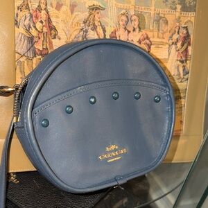 Coach Blue Canteen Leather Bag